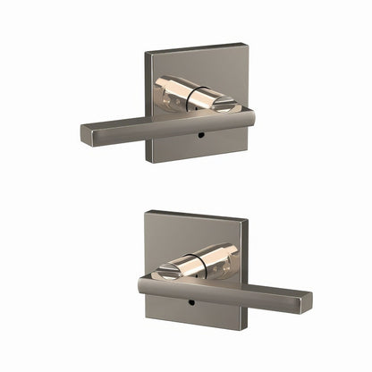 Schlage FC172LAT-COL Latitude with Collins Rose Pair of Dummy Door Levers
