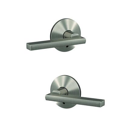 Schlage FC172LAT-KIN Latitude with Kinsler Rose Pair of Dummy Door Levers.
