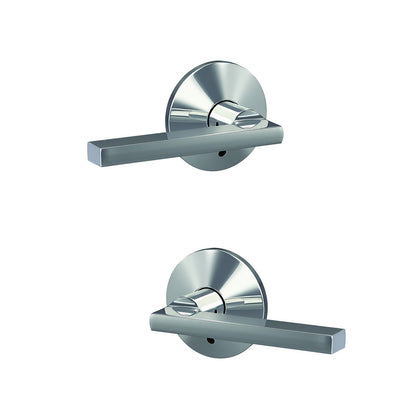 Schlage FC172LAT-KIN Latitude with Kinsler Rose Pair of Dummy Door Levers.