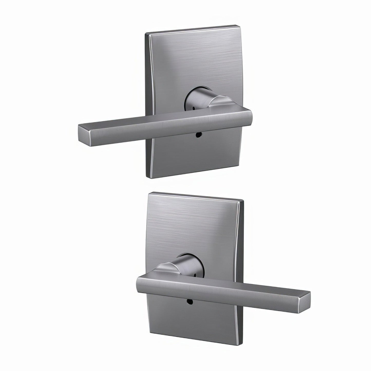Schlage FC172-LAT-CEN Two-Sided Latitude Dummy Door Lever