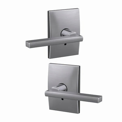 Schlage FC172-LAT-CEN Two-Sided Latitude Dummy Door Lever