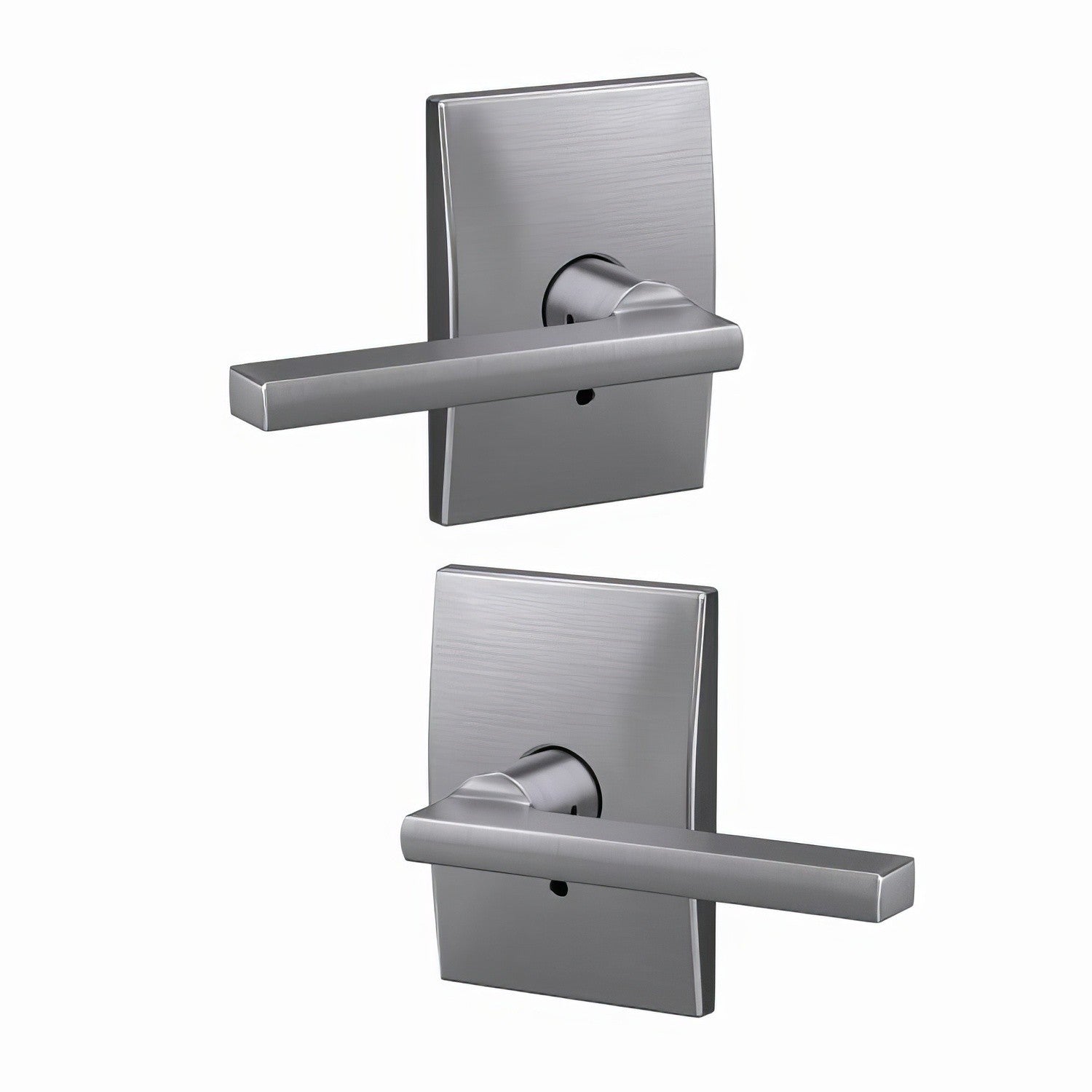 Schlage FC172-LAT-CEN Two-Sided Latitude Dummy Door Lever