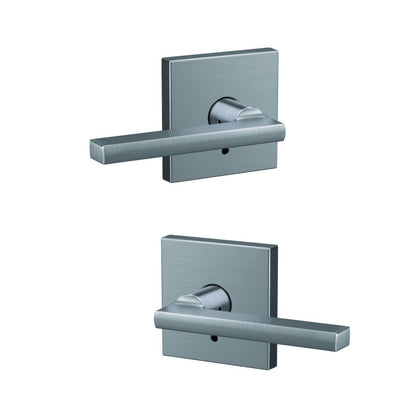 Schlage FC172LAT-COL Latitude with Collins Rose Pair of Dummy Door Levers.