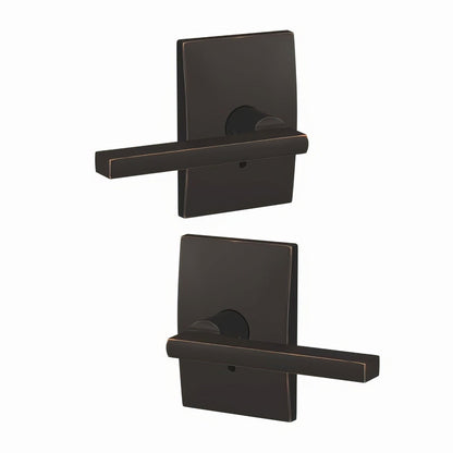 Schlage FC172-LAT-CEN Two-Sided Latitude Dummy Door Lever