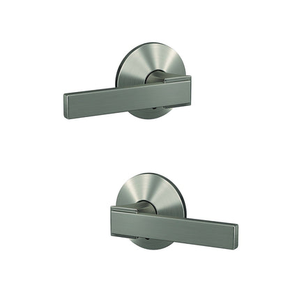 Schlage FC172NBK-KIN Northbrook with Kinsler Rose Pair of Dummy Door Levers.