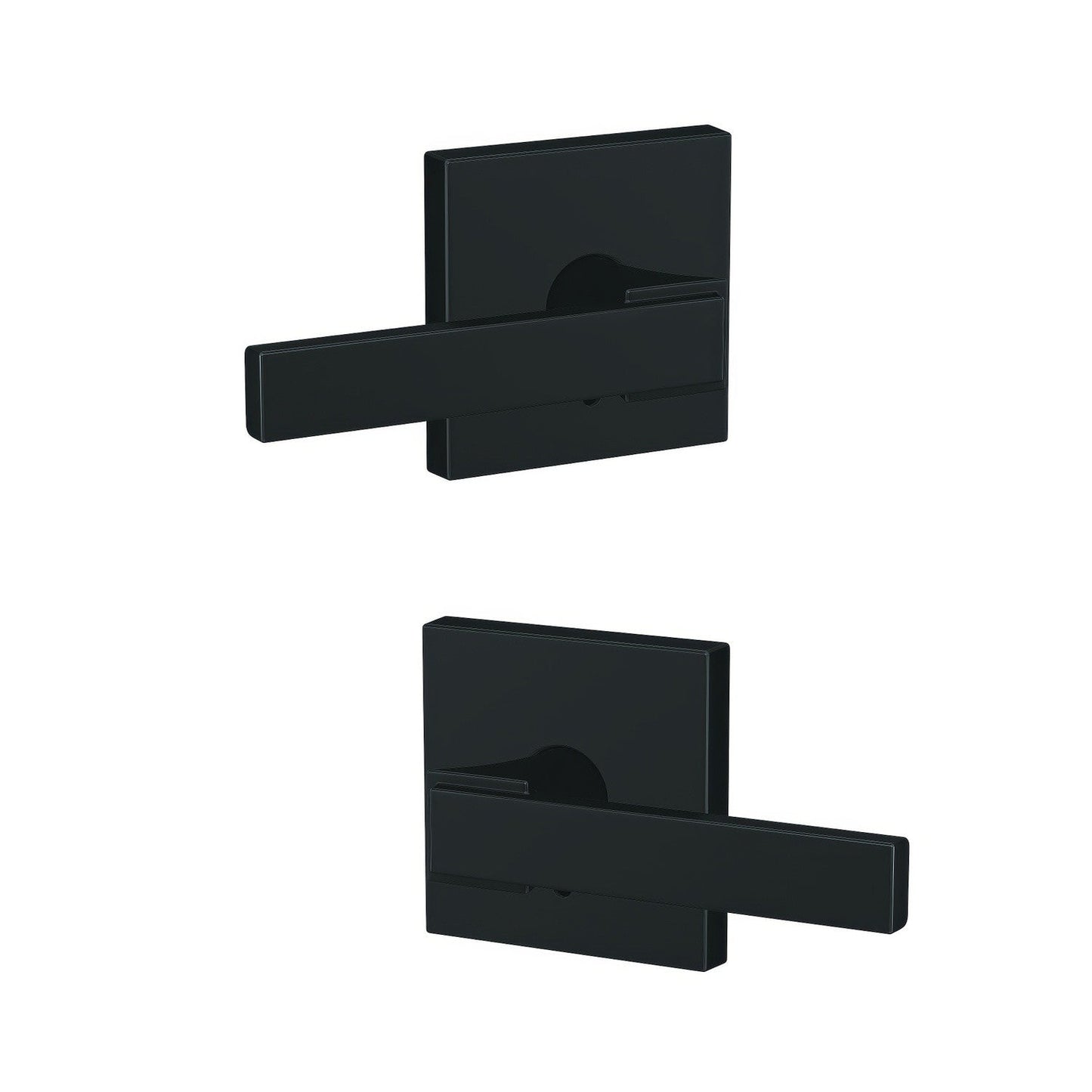 Schlage FC172NBK-COL Northbrook with Collins Rose Pair of Dummy Door Levers.