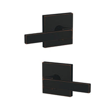Schlage FC172NBK-COL Northbrook with Collins Rose Pair of Dummy Door Levers.