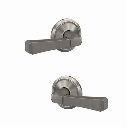 Schlage FC172RVT-ALD Rivington with Alden Rose Pair of Dummy Door Levers