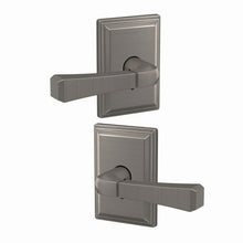 Schlage FC172RVT-GDV Rivington with Grandville Rose Pair of Dummy Door Levers.