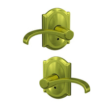 Schlage FC172WIT-CAM Whitney with Camelot Rose Pair of Dummy Door Levers