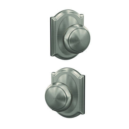 Schlage FC21AND-CAM Andover Knob with Camelot Rose Passage & Privacy Door Knob