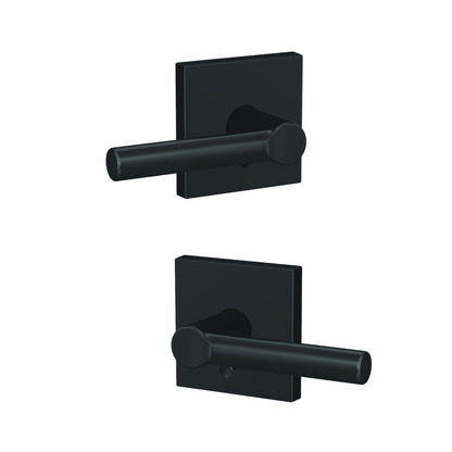 Schlage FC21BRW-COL Broadway Lever with Collins Rose Passage & Privacy Door Lever