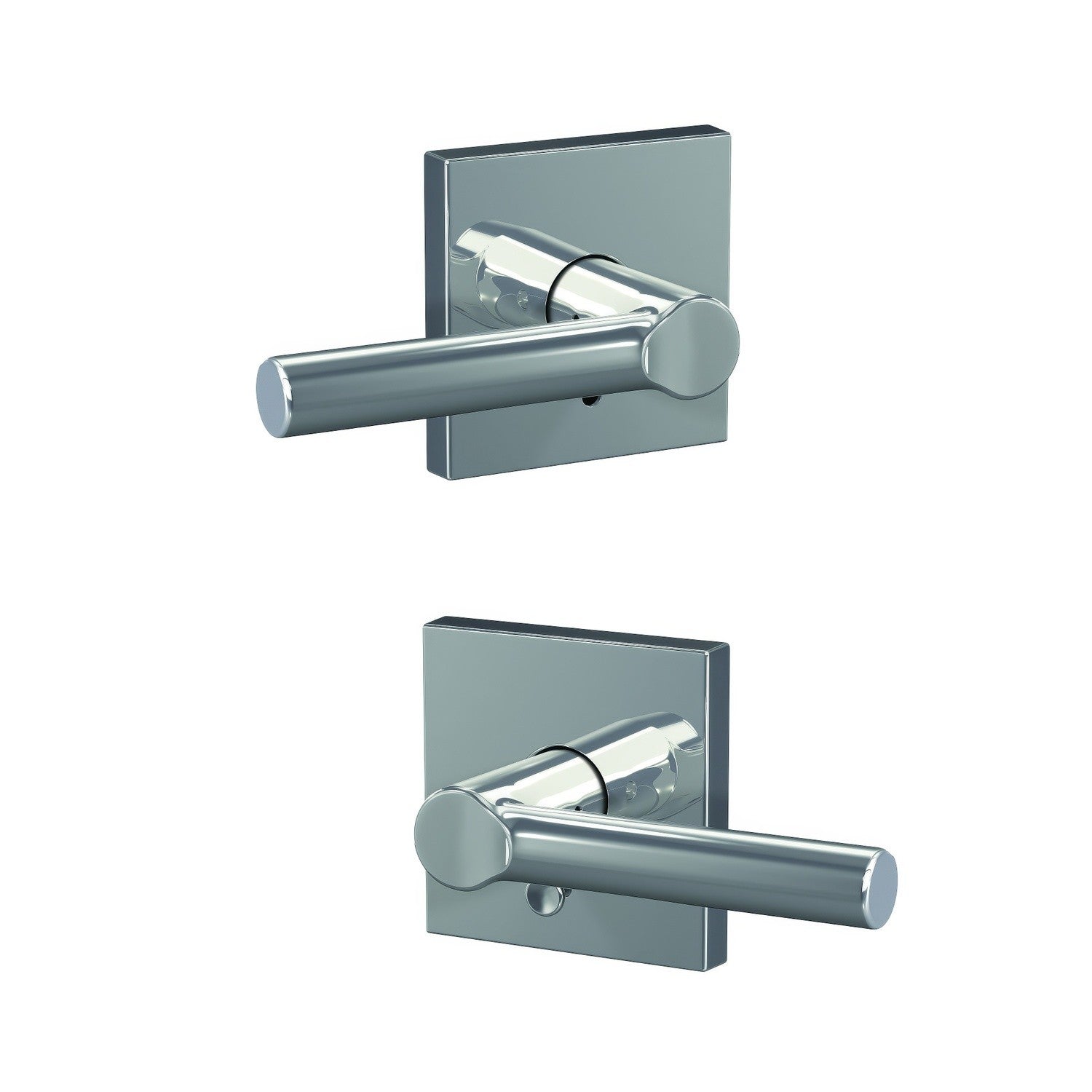 Schlage FC21BRW-COL Broadway Lever with Collins Rose Passage & Privacy Door Lever.