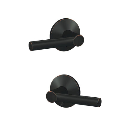 Schlage FC21BRW-KIN Broadway Lever with Kinsler Rose Passage & Privacy Door Lever