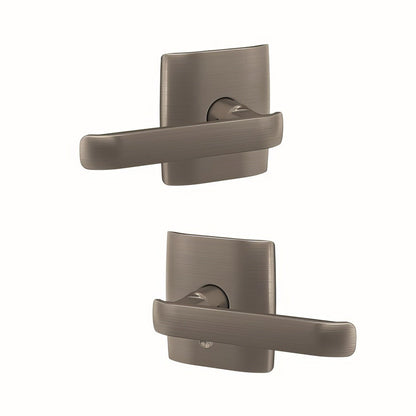 Schlage FC21CYB-DLT Clybourn Lever with Dalton Rose Passage & Privacy Door Lever