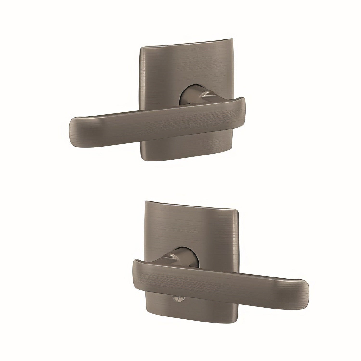 Schlage FC21CYB-DLT Clybourn Lever with Dalton Rose Passage & Privacy Door Lever.