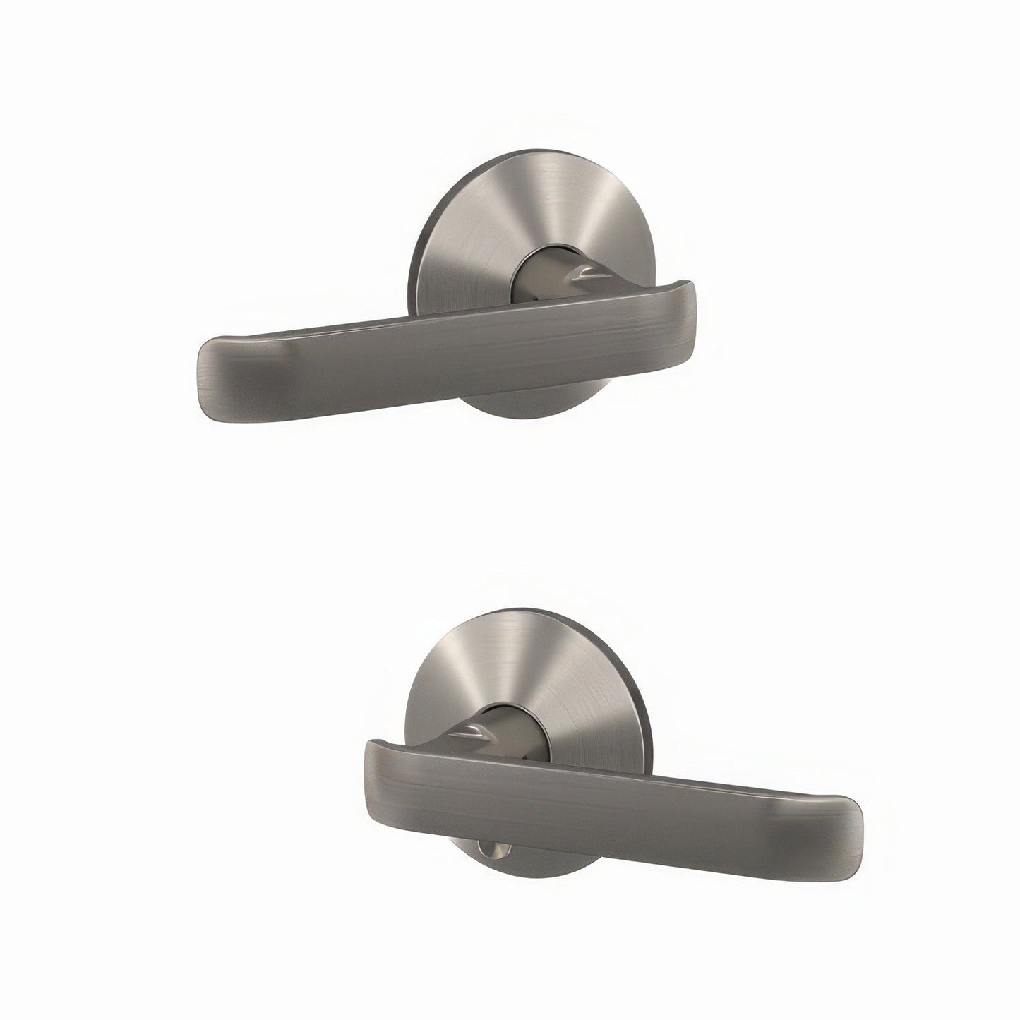 Schlage FC21CYB-KIN Clybourn Lever with Kinsler Rose Passage & Privacy Door Lever