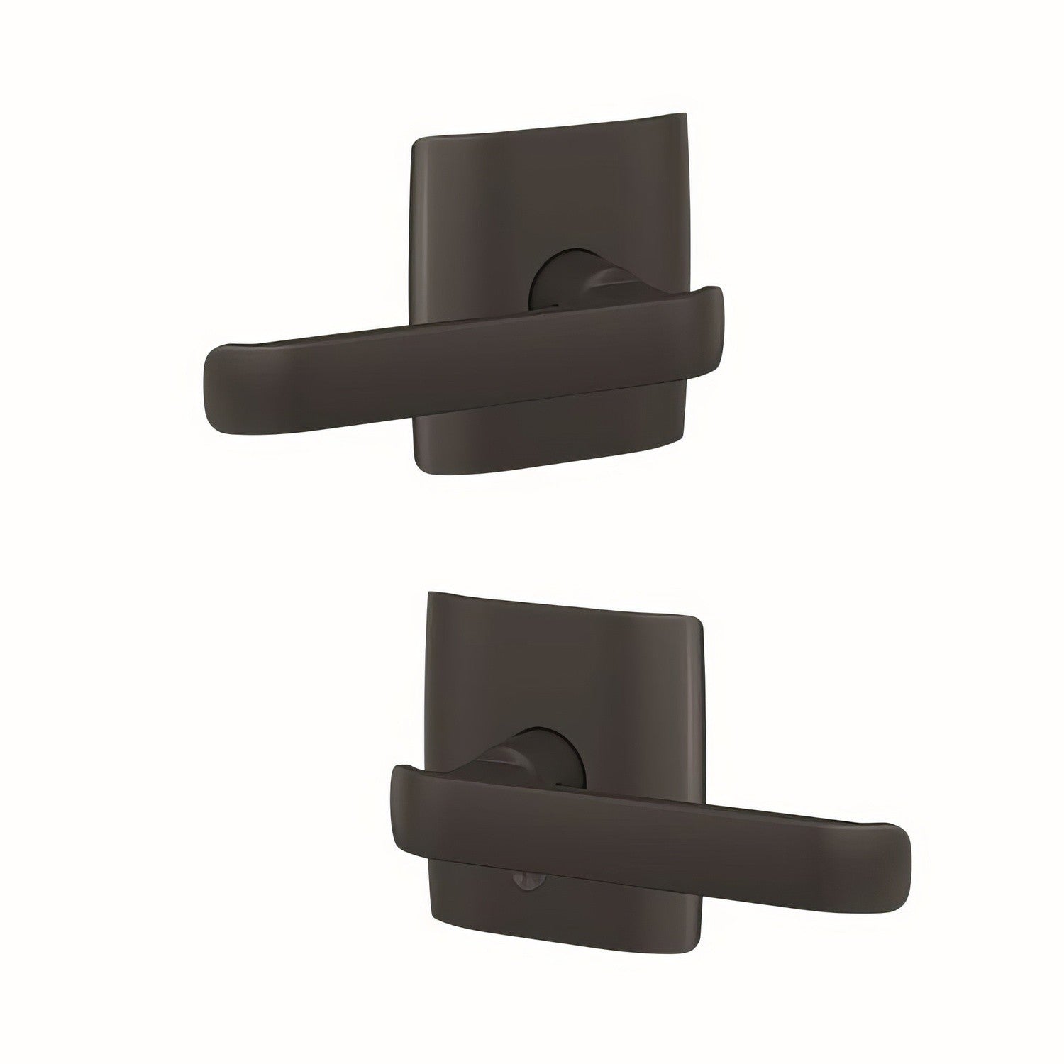 Schlage FC21CYB-DLT Clybourn Lever with Dalton Rose Passage & Privacy Door Lever