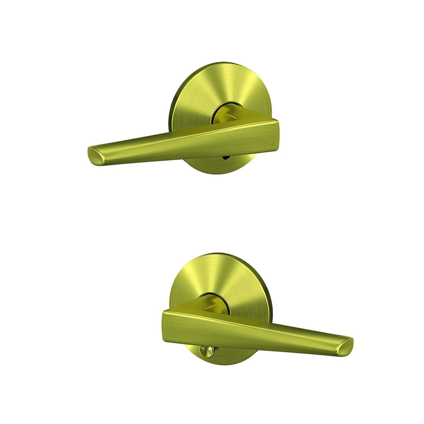 Schlage FC21ELR-KIN Eller Lever with Kinsler Rose Passage & Privacy Door Lever.