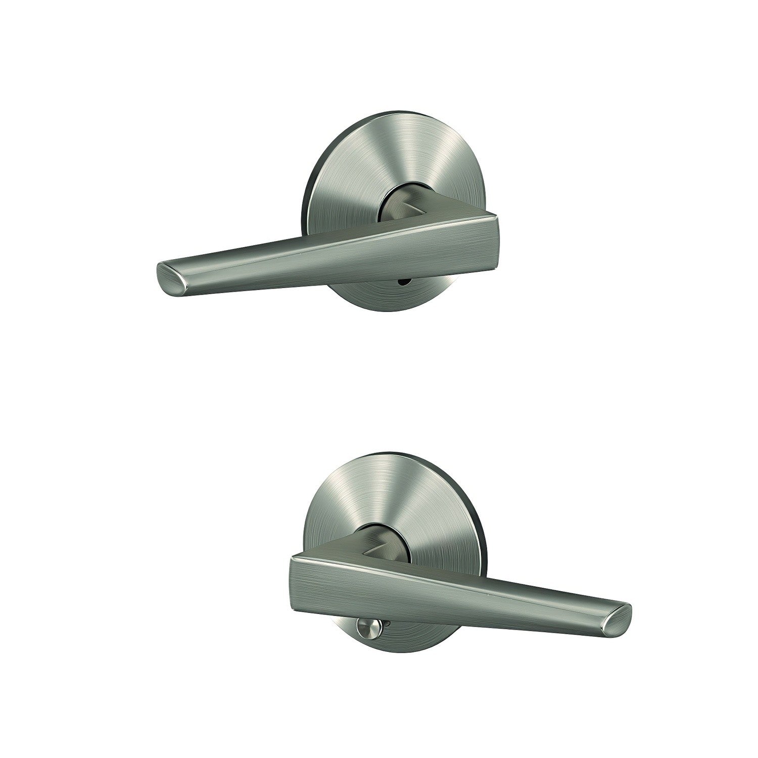 Schlage FC21ELR-KIN Eller Lever with Kinsler Rose Passage & Privacy Door Lever