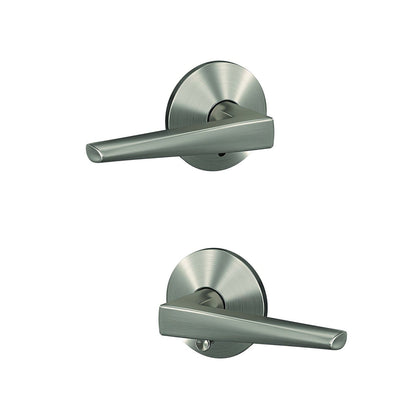 Schlage FC21ELR-KIN Eller Lever with Kinsler Rose Passage & Privacy Door Lever.