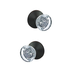 Schlage FC21HOB-KIN Hobson Knob with Kinsler Rose Passage & Privacy Door Knob