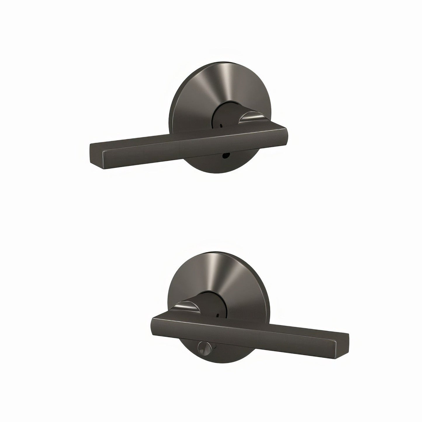Schlage FC21LAT-KIN Latitude Lever with Kinsler Rose Passage & Privacy Door Lever