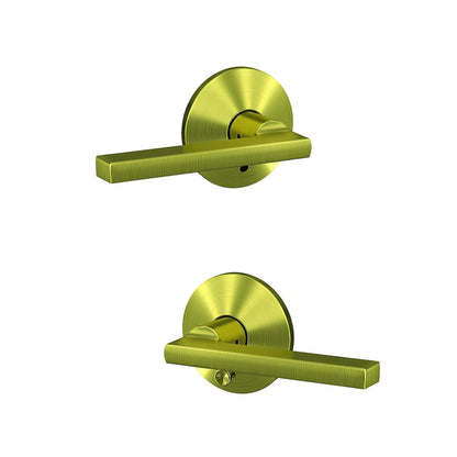 Schlage FC21LAT-KIN Latitude Lever with Kinsler Rose Passage & Privacy Door Lever