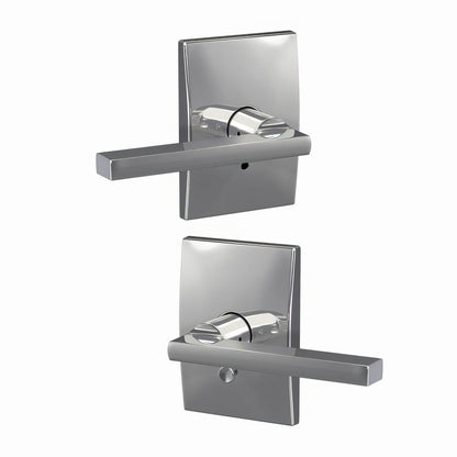 Schlage FC21-LAT-CEN Passage & Privacy Latitude Door Lever