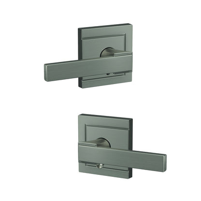 Schlage FC21NBK-ULD Northbrook Lever with Upland Rose Passage & Privacy Door Lever