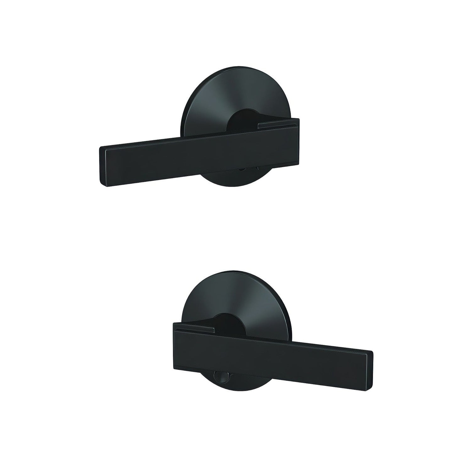 Schlage FC21NBK-KIN Northbrook Lever with Kinsler Rose Passage & Privacy Door Lever
