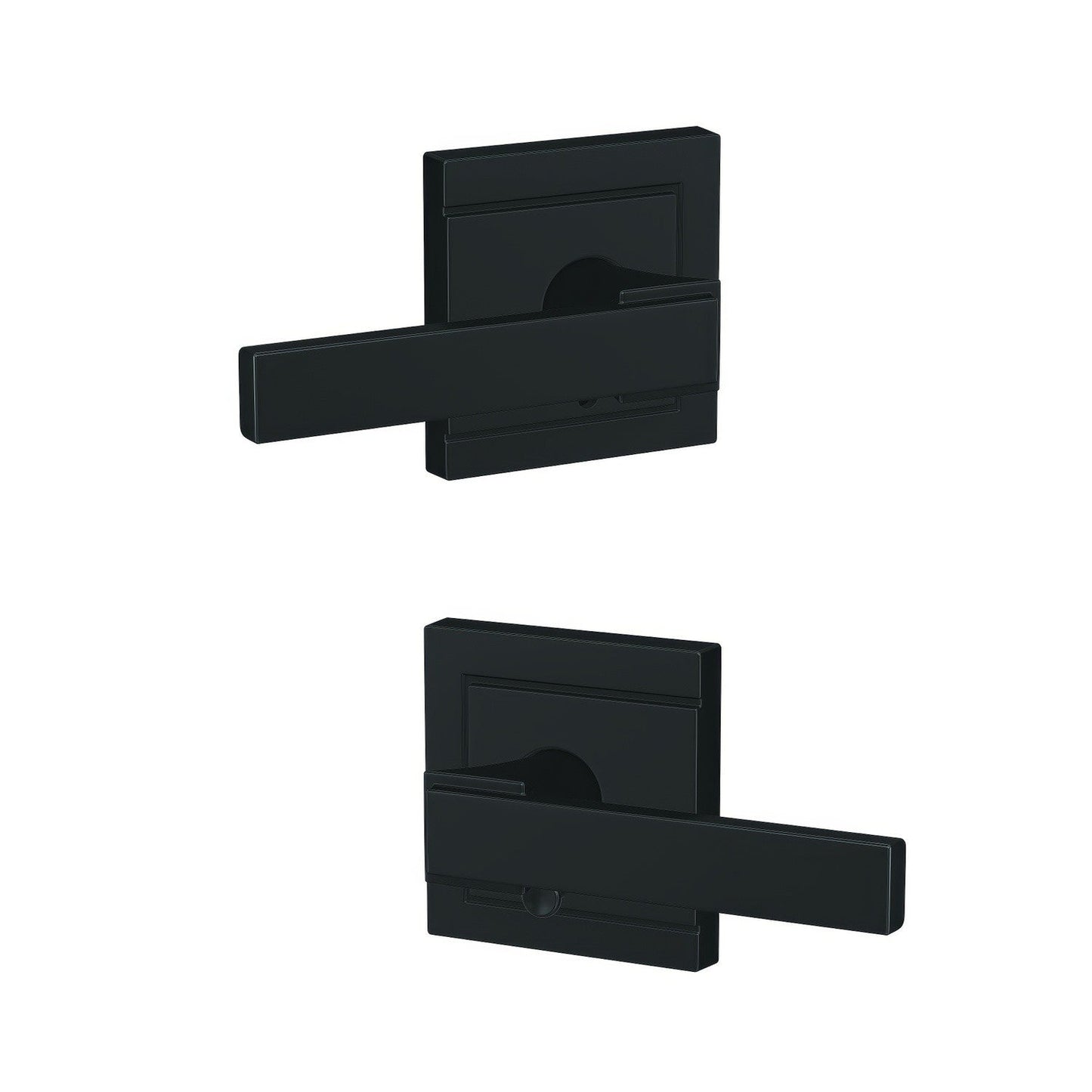 Schlage FC21NBK-ULD Northbrook Lever with Upland Rose Passage & Privacy Door Lever