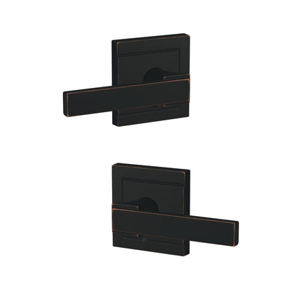 Schlage FC21NBK-ULD Northbrook Lever with Upland Rose Passage & Privacy Door Lever