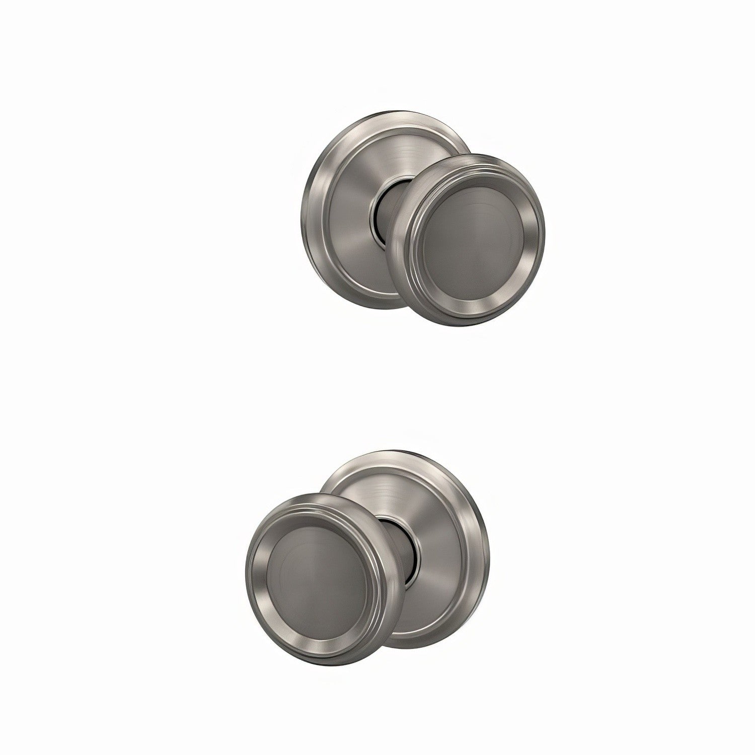 Schlage FC21OFM-ALD Offerman Knob with Alden Rose Passage & Privacy Door Knob