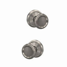 Schlage FC21OFM-ALD Offerman Knob with Alden Rose Passage & Privacy Door Knob