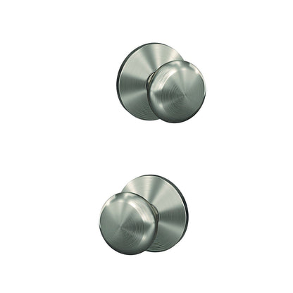 Schlage FC21PLY-KIN Plymouth Knob with Kinsler Rose Passage & Privacy Door Knob