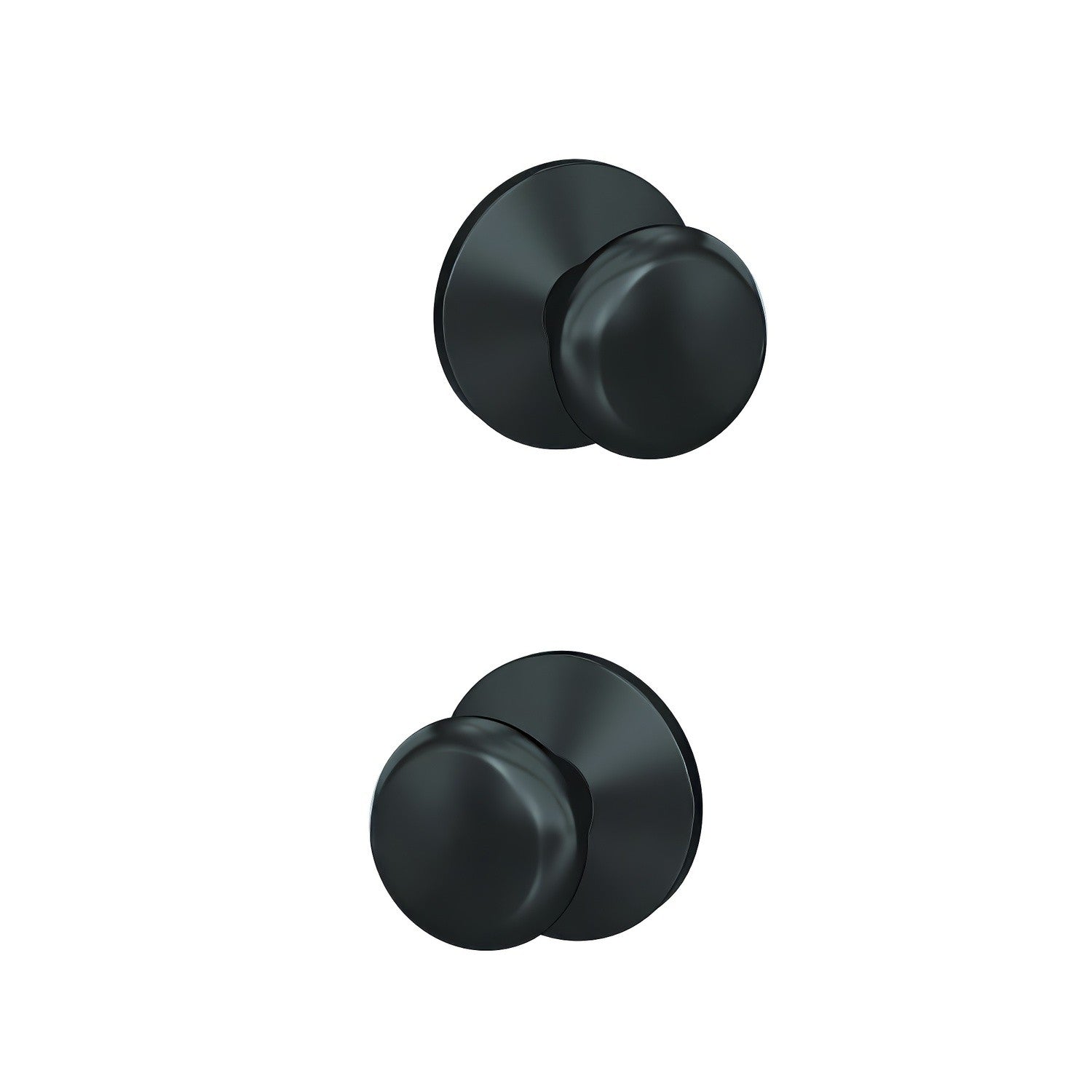 Schlage FC21PLY-KIN Plymouth Knob with Kinsler Rose Passage & Privacy Door Knob