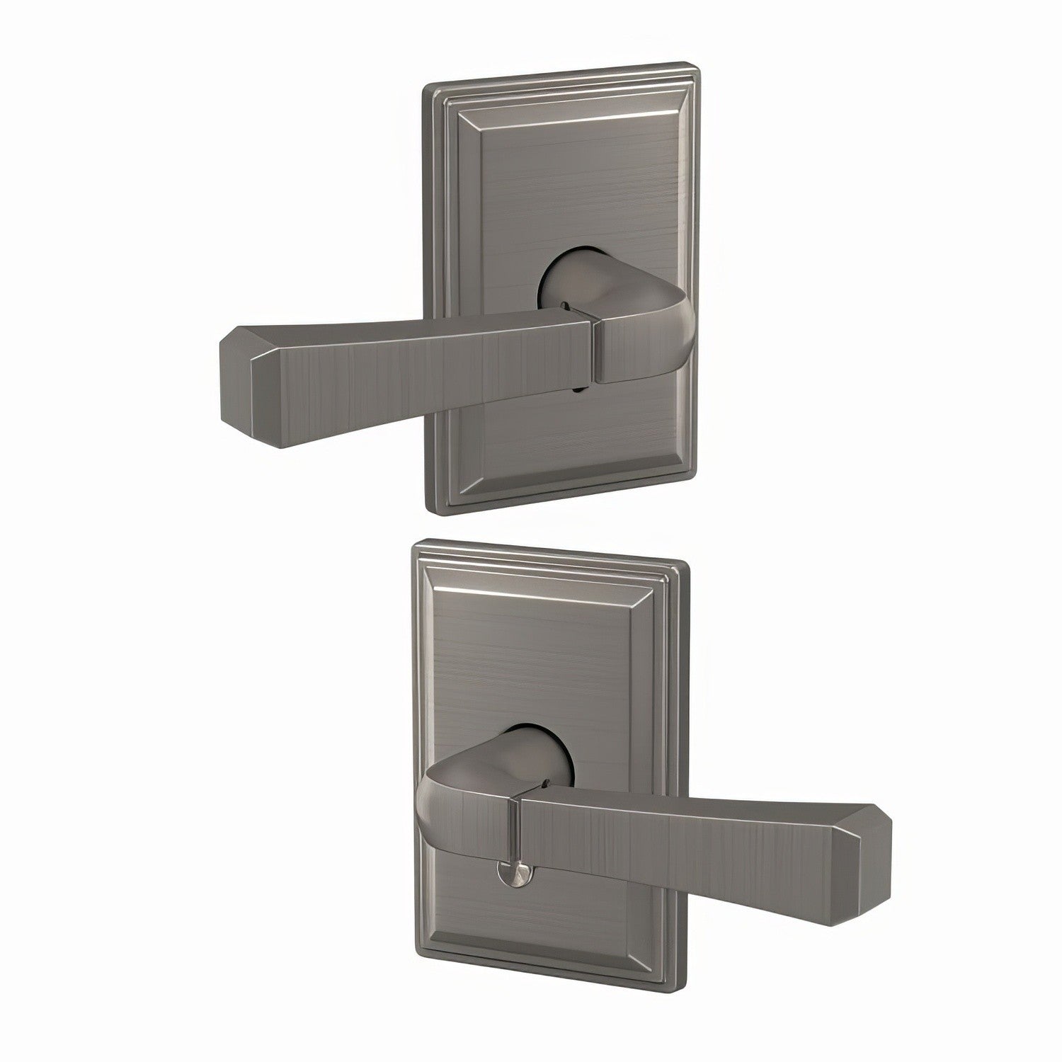 Schlage FC21RVT-GDV Rivington Lever with Grandville Rose Passage & Privacy Door Lever