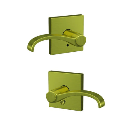 Schlage FC21WIT-COL Whitney Lever with Collins Rose Passage & Privacy Door Lever