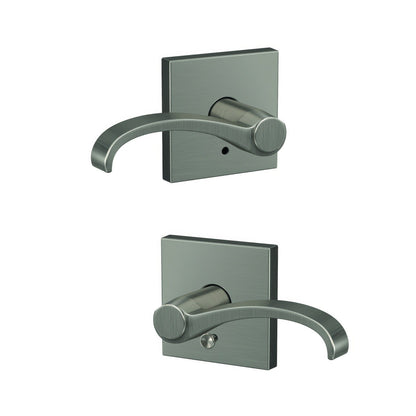 Schlage FC21WIT-COL Whitney Lever with Collins Rose Passage & Privacy Door Lever