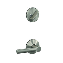 Schlage FC59BRW-KIN Custom Broadway Lever with Kinsler Rose Interior Active Trim.