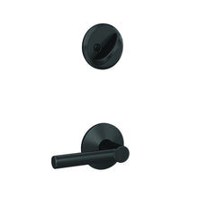 Schlage FC59BRW-KIN Custom Broadway Lever with Kinsler Rose Interior Active Trim.