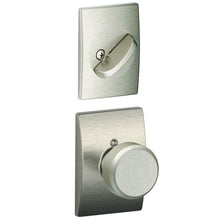 Schlage FC59BWE-CEN Bowery Knob with Century Rose Interior Active Trim.