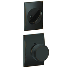 Schlage FC59BWE-CEN Bowery Knob with Century Rose Interior Active Trim.