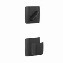 Schlage FC59GAN-DLT Ganton Knob with Dalton Rose Interior Active Trim.