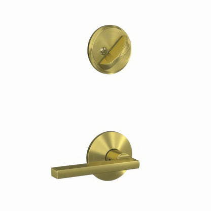 Schlage FC59LAT-KIN Latitude Lever with Kinsler Rose Interior Active Trim