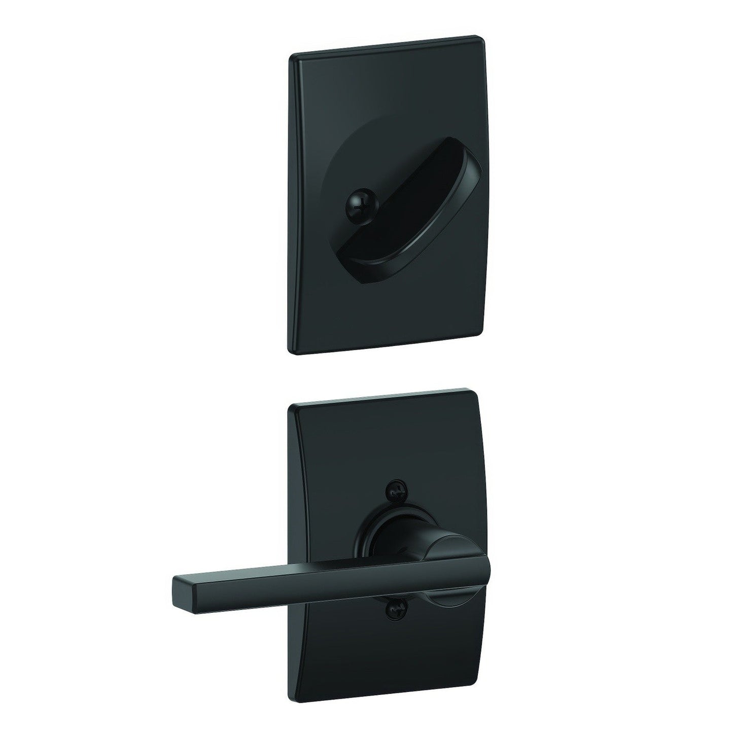Schlage FC59LAT-CEN Latitude Lever with Century Rose Interior Active Trim