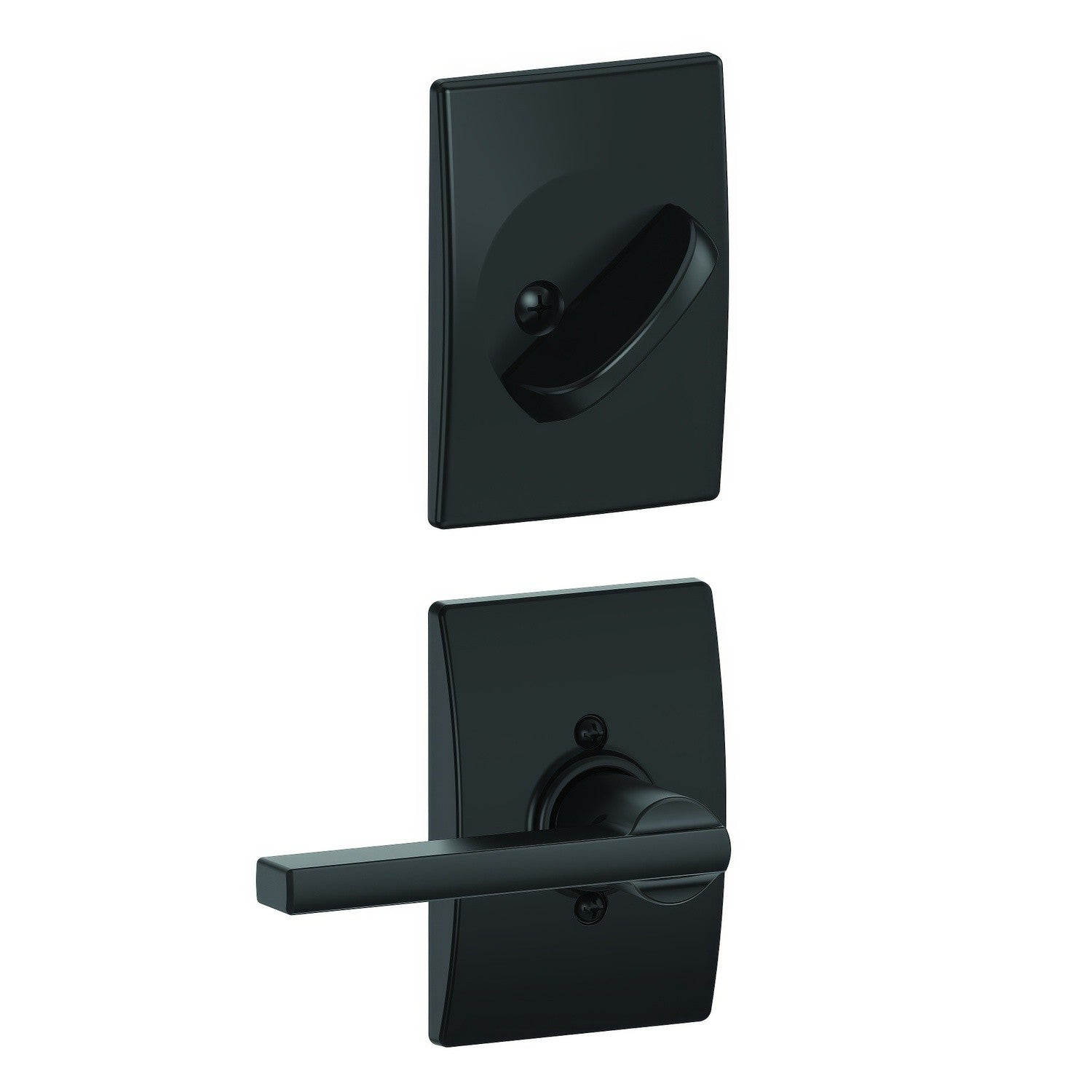 Schlage FC59LAT-CEN Latitude Lever with Century Rose Interior Active Trim