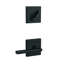 Schlage FC59LAT-ULD Custom Latitude Lever with Upland Rose Interior Active Trim