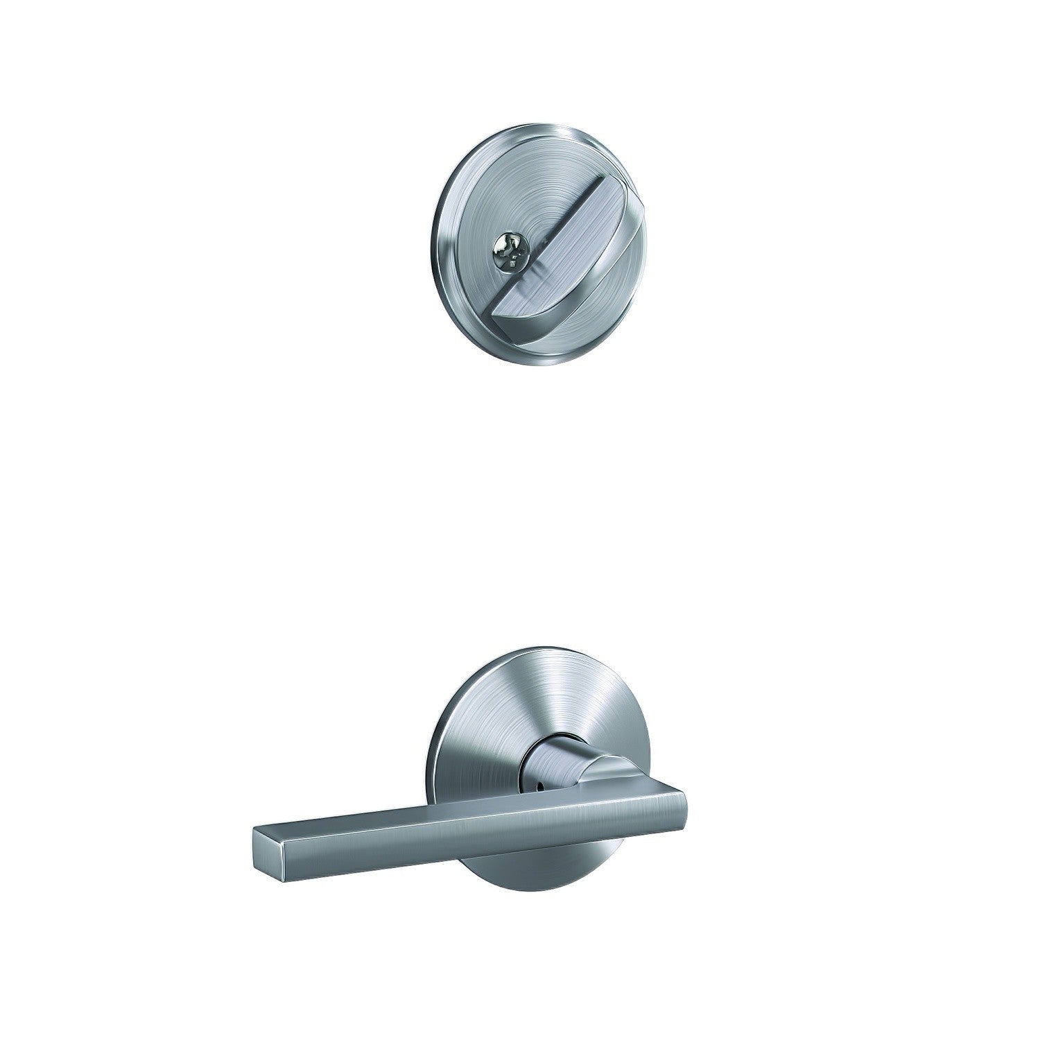 Schlage FC59LAT-KIN Latitude Lever with Kinsler Rose Interior Active Trim